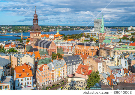 拉脫維亞里加老城天文颱風光 89040008