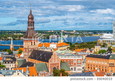 Latvia Riga Old Town Observatory Scenery Latvia Riga Old Town Observatory Scenery 89040010