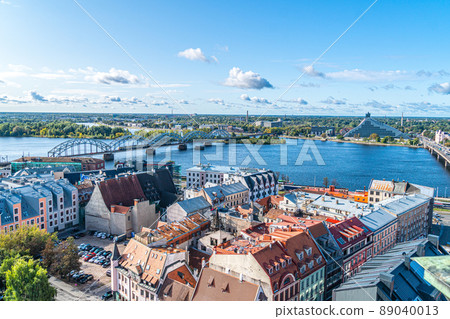 Latvia Riga Old Town Observatory Scenery 89040013