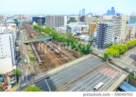 從名古屋熱田區金山南大廈看名古屋站 從名古屋熱田區金山南大廈看名古屋站 89040702