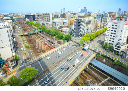 從名古屋熱田區金山南大廈看名古屋站 89040920