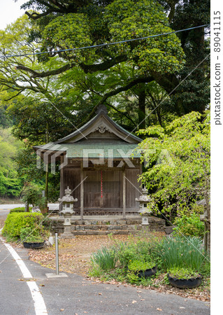 [Aichi Prefecture] Kuragari Gorge Nunotaki Fudoson 89041115
