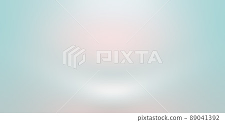 Abstract Luxury gradient Blue background. Smooth Dark blue with Black vignette Studio Banner. 89041392