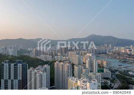 the View of Rambler Channel at Tsuen Wan, hk 14 April 2022 the View of Rambler Channel at Tsuen Wan, hk 14 April 2022 89042049
