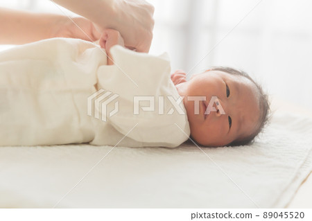 Baby copy space where you can put on your underwear 89045520