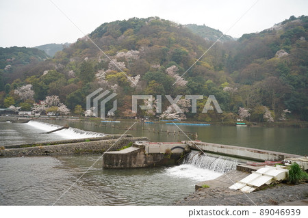 嵐山的堰 嵐山的堰 89046939