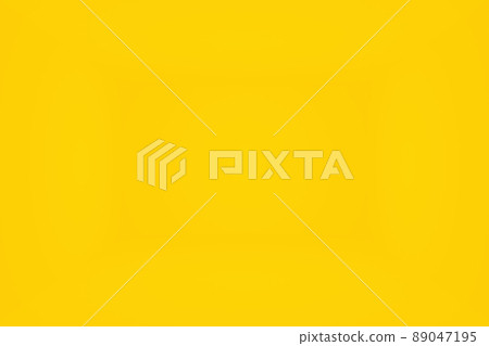 Abstract solid of shining yellow gradient studio wall room background. 3D Room. 89047195