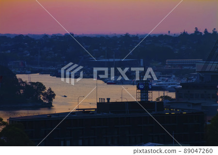 Sunset near Sydney Blackwattle Bay Sunset near Sydney Blackwattle Bay 89047260