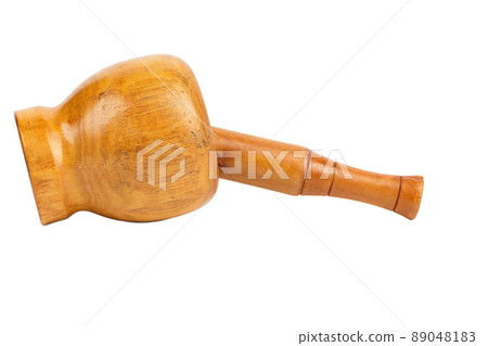 Handmade wooden mortar for grinding spices. Handmade wooden mortar for grinding spices. 89048183