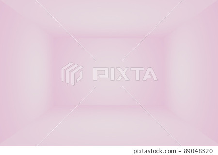 A soft vintage gradient blur background with a pastel colored well use as studio room, product presentation and banner 89048320