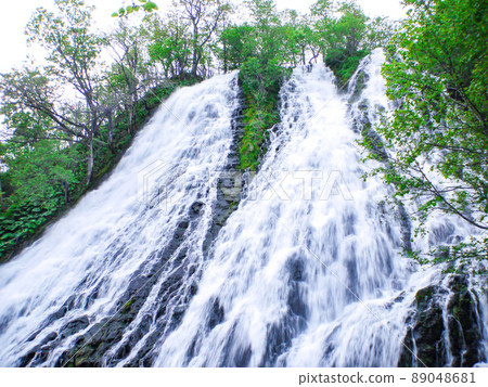 Shiretoko's unexplored region, Oshinkoshin Falls 89048681