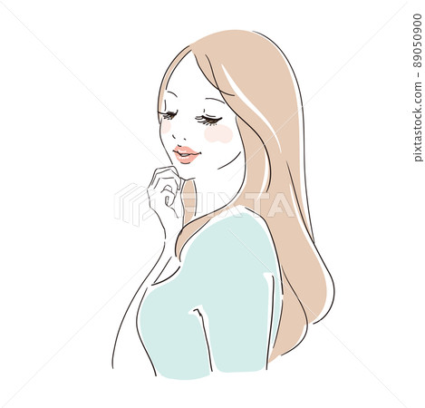 Beautiful long-haired woman Fushime Beautiful long-haired woman Fushime 89050900