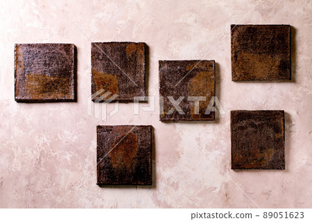 Textured ceramic tiles for background Textured ceramic tiles for background 89051623