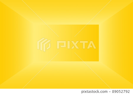 Abstract solid of shining yellow gradient studio wall room background. Abstract solid of shining yellow gradient studio wall room background. 89052792