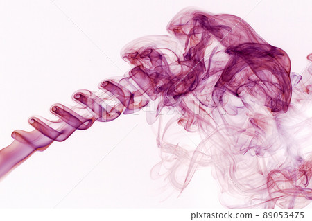 Movement of smoke, Abstract blue smoke on white background, blue background,blue ink background Movement of smoke, Abstract blue smoke on white background, blue background,blue ink background 89053475