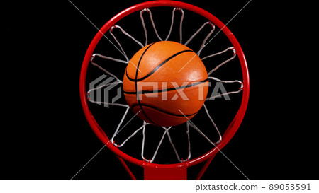 Detail of basketball ball Detail of basketball ball 89053591