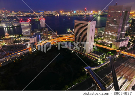 Urban night view of Tokyo Urban night view of Tokyo 89054957