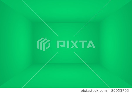 Luxury plain Green gradient abstract studio background empty room with space for your text and picture Luxury plain Green gradient abstract studio background empty room with space for your text and picture 89055703
