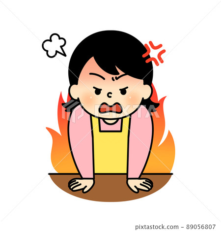 家庭主婦媽媽憤怒的火焰 家庭主婦媽媽憤怒的火焰 89056807