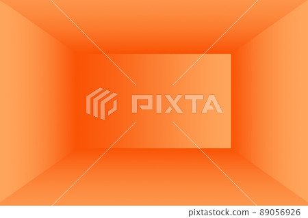 Abstract Orange background layout design,studio,room, web template ,Business report with smooth circle gradient color. 89056926