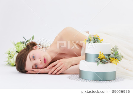 Bridal beauty image shot foreign women Bridal beauty image shot foreign women 89056956