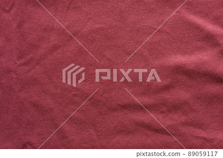 closeup texture of red wine color cotton fabric closeup texture of red wine color cotton fabric 89059117