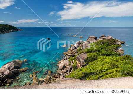Similan island beautiful top view in summer, Phang Nga Similan island beautiful top view in summer, Phang Nga 89059932