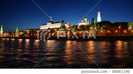 Panorama of Kremlin in Moscow, Russia Panorama of Kremlin in Moscow, Russia 89061190