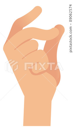 Snapping fingers. Signal hand gesture. Check please sign 89062574