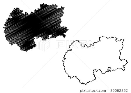 Hereford and Worcester county (United Kingdom, non-metropolitan county of England) map vector illustration, scribble sketch Hereford and Worcester map Hereford and Worcester county (United Kingdom, non-metropolitan county of England) map vector illustration, scribble sketch Hereford and Worcester map 89062862