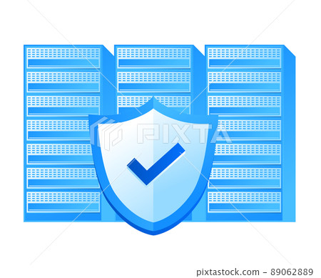 Server security illustration material Server security illustration material 89062889
