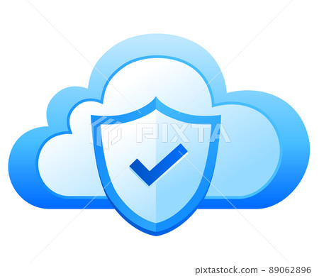 雲安全插畫素材 雲安全插畫素材 89062896