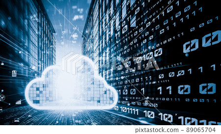 Cloud computer and online data storage with tacit intelligent sharing software 89065704