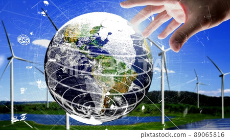 Conceptual environmental conservation and sustainable ESG development Conceptual environmental conservation and sustainable ESG development 89065816