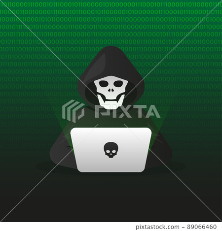 Phishing by hackers and cybercriminals, identity theft, password, user login, document, email and credit card. Hacker logo. Vector illustration. Phishing by hackers and cybercriminals, identity theft, password, user login, document, email and credit card. Hacker logo. Vector illustration. 89066460