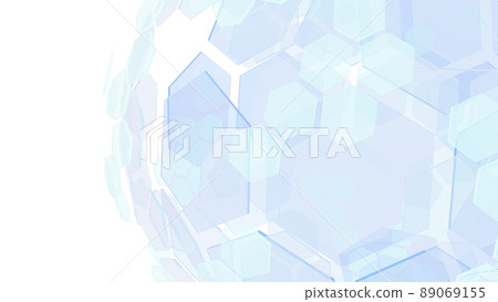 CG Hexagon A sphere composed of hexagons with multiple structures 89069155