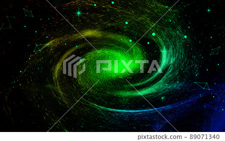 宇宙漩渦 發光粒子流構建網絡大數據背景 89071340