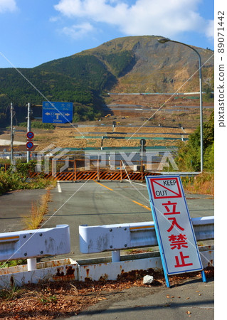 熊本地震引起的大規模滑坡（豐肥本線恢復通車前） 89071442