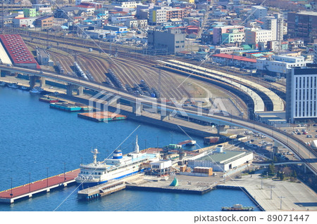 Hakodate Station Terminal and Mashu Maru 89071447