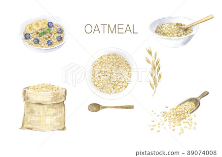 燕麥水彩插圖集 89074008