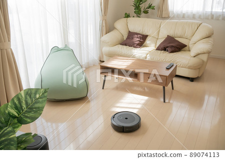 Robot vacuum cleaner that cleans the floor fully automatically Robot vacuum cleaner that cleans the floor fully automatically 89074113