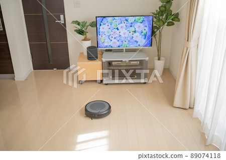 Robot vacuum cleaner that cleans the floor fully automatically Robot vacuum cleaner that cleans the floor fully automatically 89074118