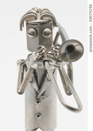 Trombon player figure metal figure Trombon player figure metal figure 89074298