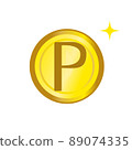 Point coin from the front 89074335