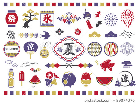 夏季日式材料套裝 89074376