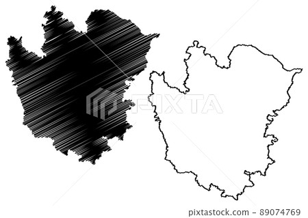 Azamgarh district (Uttar Pradesh State, Republic of India) map vector illustration, scribble sketch Azamgarh map Azamgarh district (Uttar Pradesh State, Republic of India) map vector illustration, scribble sketch Azamgarh map 89074769