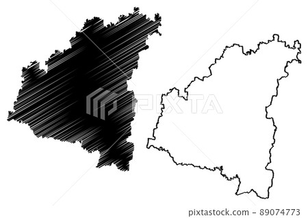 Aurangabad district (Maharashtra State, Aurangabad Division, Republic of India) map vector illustration, scribble sketch map Aurangabad district (Maharashtra State, Aurangabad Division, Republic of India) map vector illustration, scribble sketch map 89074773