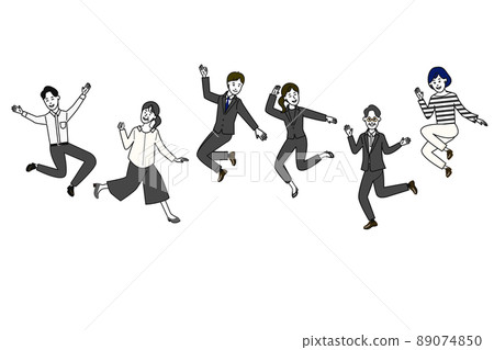 讓您想像職業的套頭衫的單調插圖 89074850