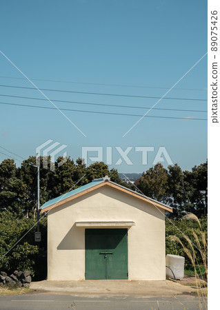 Country house, Jeju Olle Trail in Jeju island, Korea 89075426