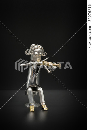 Male violinist figure / metal figure Male violinist figure / metal figure 89076216